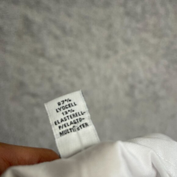NWOT Calvin Klein Men's XL White Dress Shirt Regular Fit Button down - Picture 8 of 9
